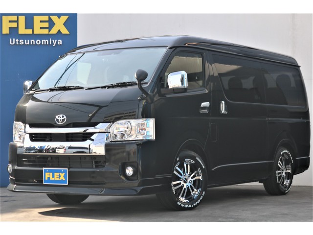 【新車】ハイエースワゴンGＬ2.7ロング　ミドルルーフ内装カスタムＦＬＥＸオリジナルＺＥＲＯワゴンベッドキットパッケージ★
