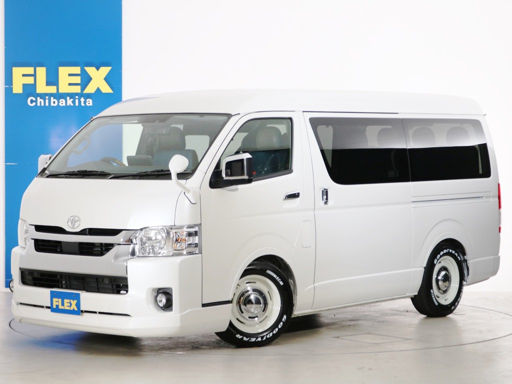 新車未登録　ハイエースワゴンＧＬ　ガソリン２ＷＤ　ＦＬＥＸオリジナル内装アレンジ【Ｖｅｒ１　ＤＥＮＩＭ】！