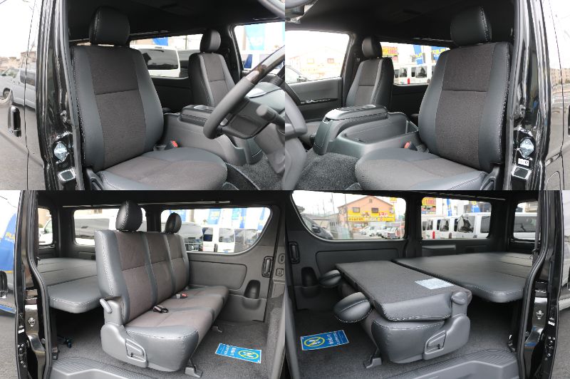 特別仕様車専用ハーフレザーシート！シートアレンジも用途に合わせ展開可能です☆