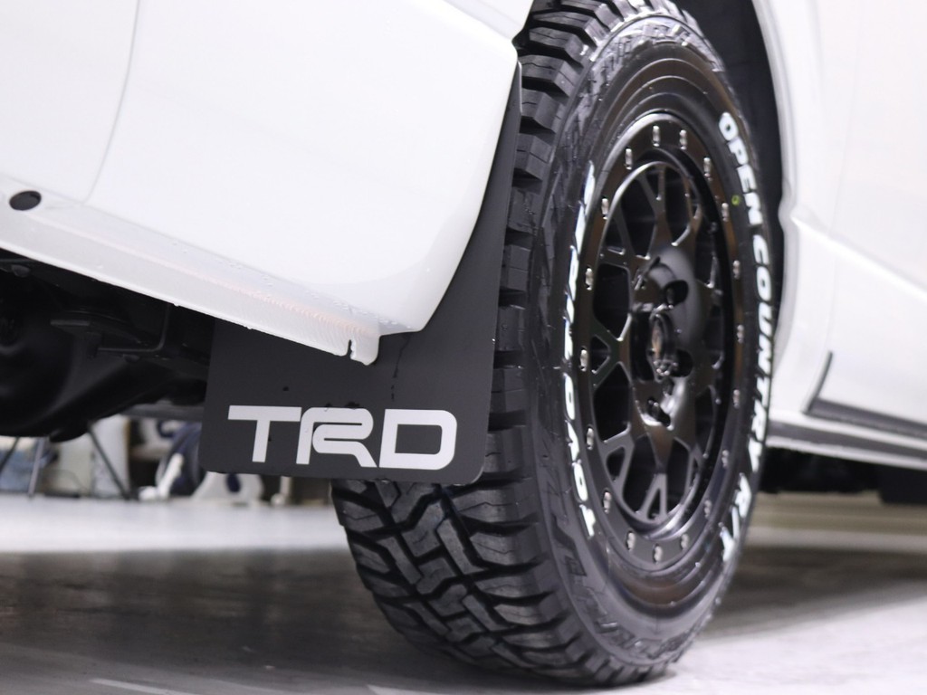 ＴＲＤマッドフラップを装着！