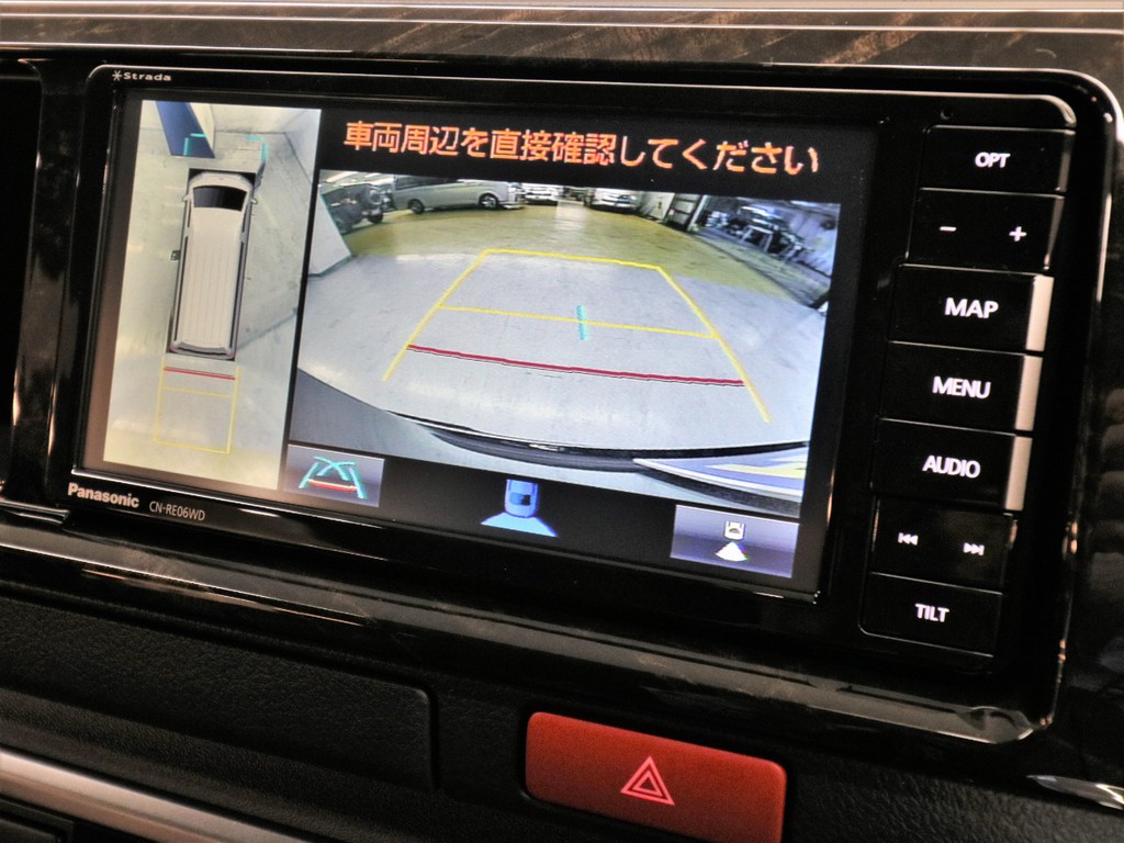 ナビ画面パノラミックビューモニター連動加工済み！