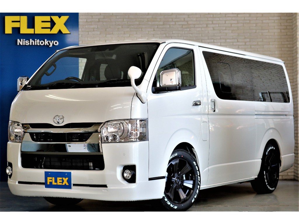 新車ハイエースＶダークプライムⅡ２０００ガソリン２ＷＤナビパッケージ完成致しました！！店頭在庫車、即納車ご対応可能になります！！