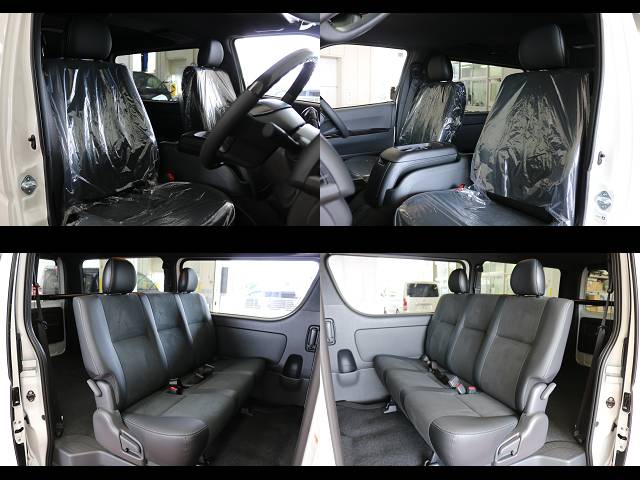 新車ハイエースＶダークプライムⅡ２８００ディーゼルターボナビパッケージ完成致しました！！店頭在庫車、即納車もご対応可能になります！！