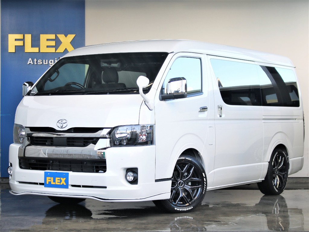 新車未登録　ハイエースバン　S-GL　ダークプライムⅡ　ワイドボディ　ディーゼル２WD　BIGXナビ搭載車両