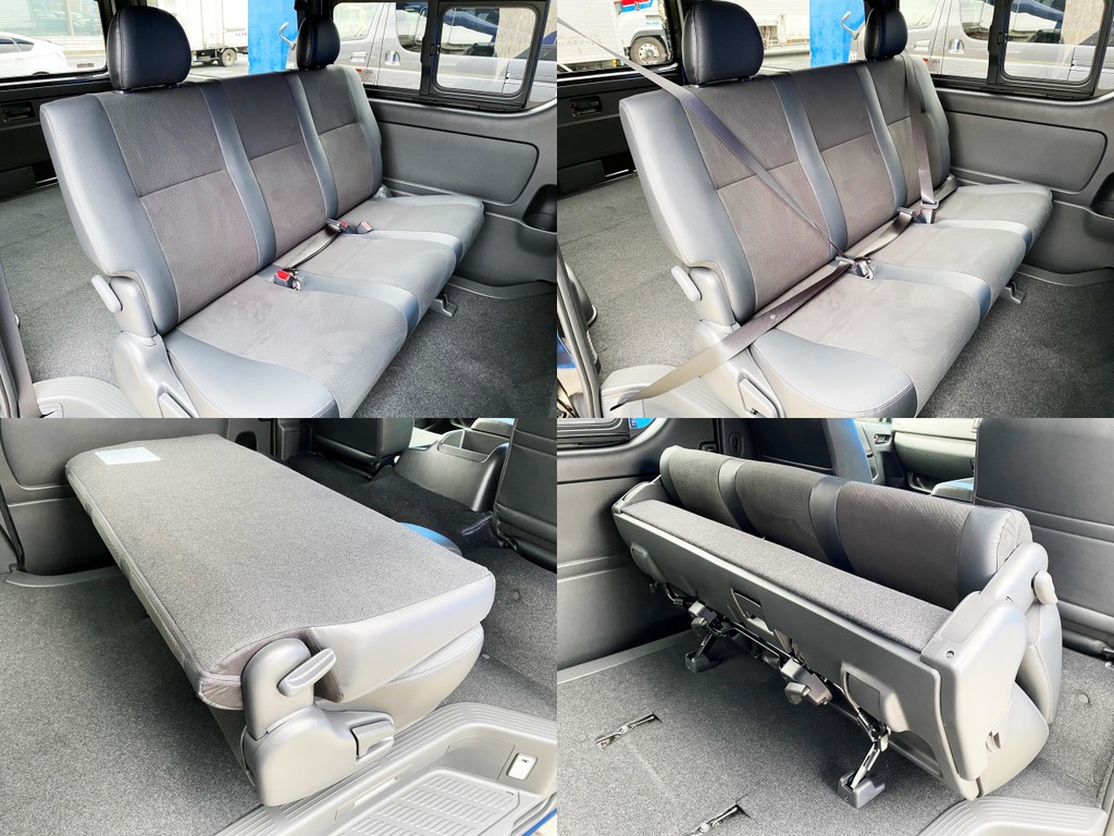 セカンドシートは格納や跳ね上げできますよ☆