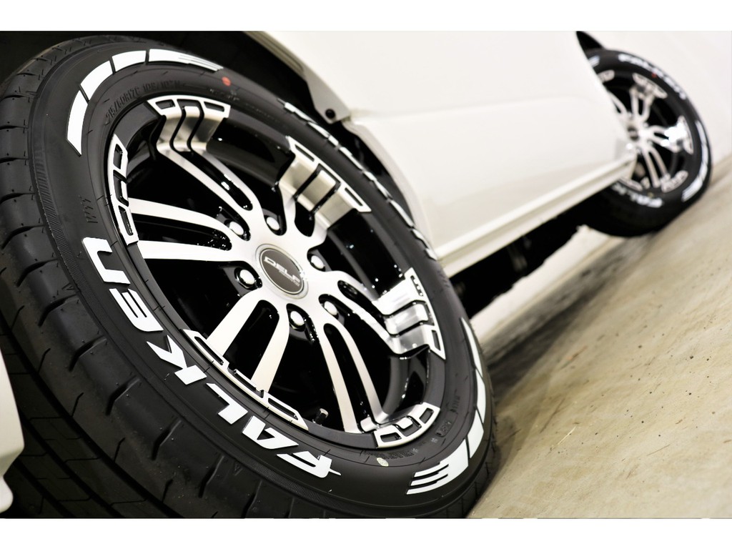 Delf02 17インチアルミホイール＆ファルケンW11ホワイトレター！