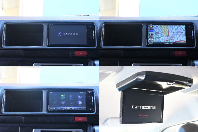 パナソニック製フルセグＳＤナビ！フリップダウンモニターも搭載済みです☆