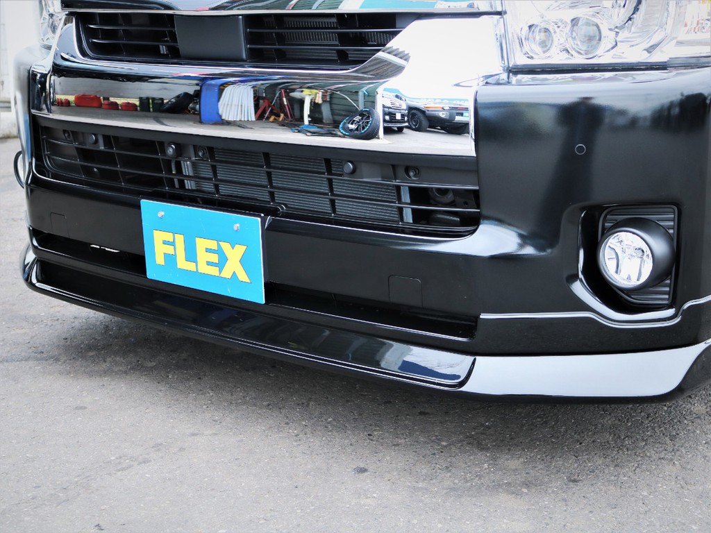 ＦＬＥＸオリジナルデルフィーノラインフロントスポイラー！