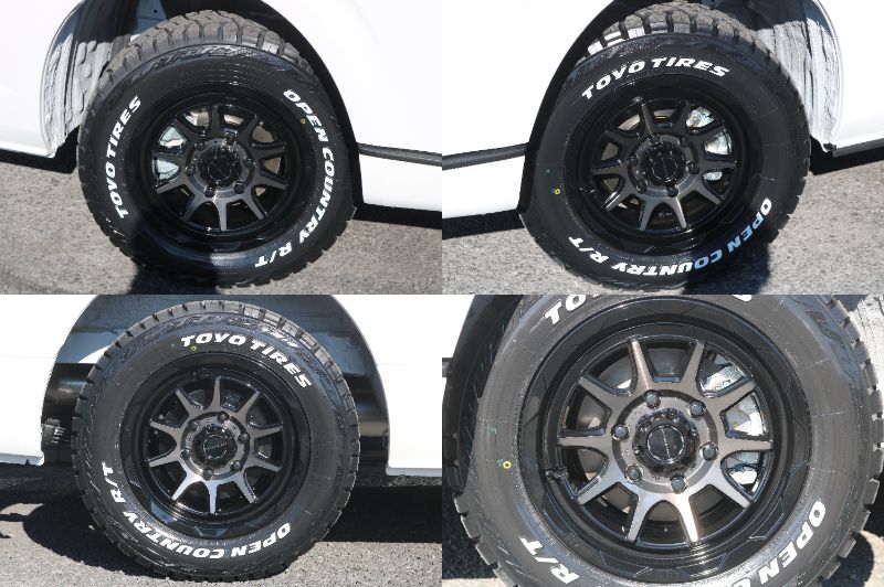 マッドバンス16インチAW　TOYOオープンカントリータイヤ☆