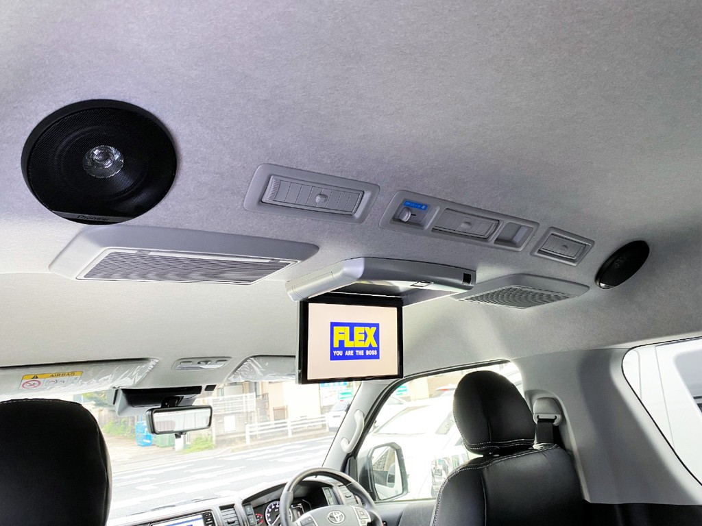 後席専用ルーフスピーカー装着！！