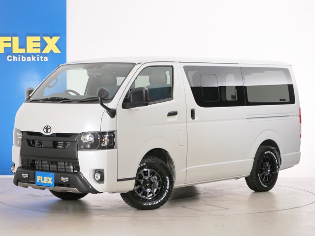 新車未登録　ハイエースバン　Ｓ－ＧＬ　特別仕様車【ダークプライムⅡ】　５人乗り４ナンバー登録　ディーゼルターボ２ＷＤ　ＦＬＥＸオリジナル内装アレンジ【Ｖｅｒ４　ＤＥＮＩＭ】！