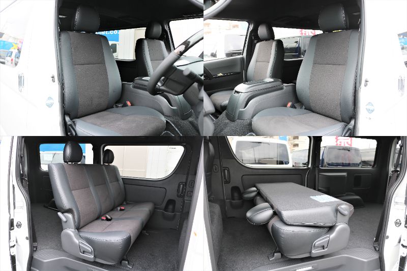 特別仕様車専用のハーフレザーシートになります！