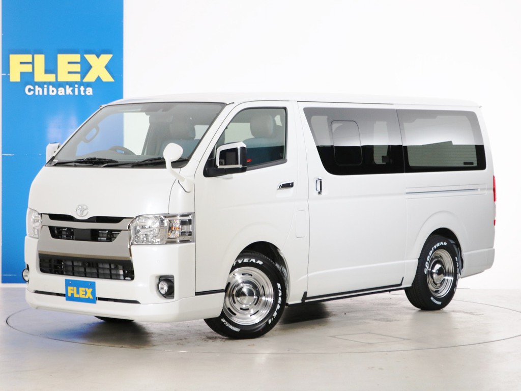 新車未登録　ハイエースバン　Ｓ－ＧＬ　ＤＰⅡ　ＤＴ４ＷＤ　ＦＬＥＸオリジナル内装アレンジ【Ｖｅｒ４　ＤＥＮＩＭ】！