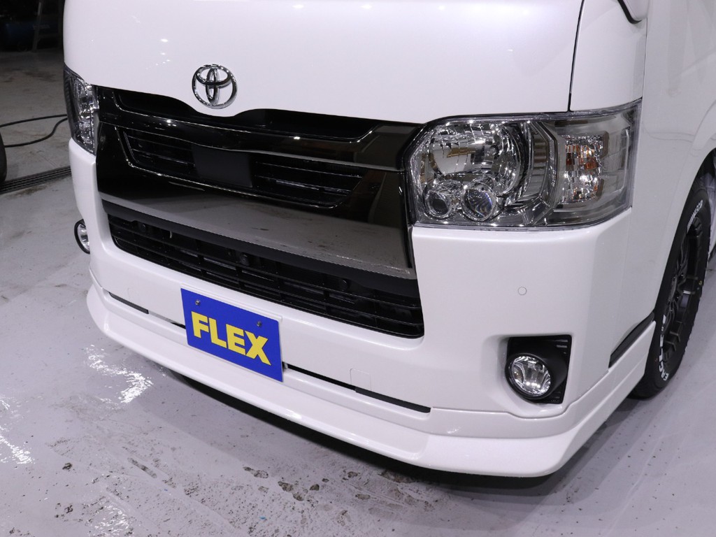 ＦＬＥＸオリジナルフロントリップスポイラーを装着！