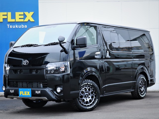 新車ハイエースＶスーパーＧＬ５人乗り４ＷＤディーゼル特別仕様車ダークプライム２！ＦＬＥが完成！Ｘオリジナル内装ＶＥＲ４