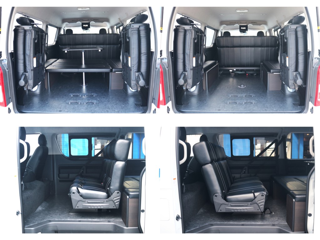 様々なシートアレンジが可能！有能シート