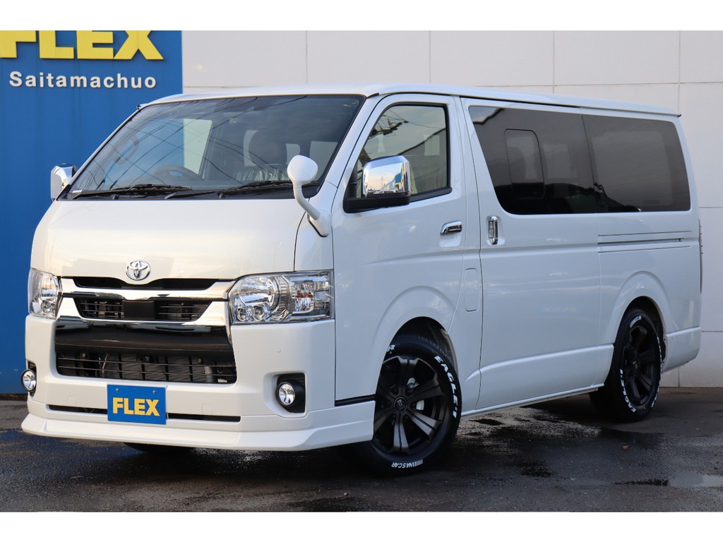 新車ハイエースVダークプライムⅡ2800クリーンディーゼル　FLEXカスタムナビパッケージ