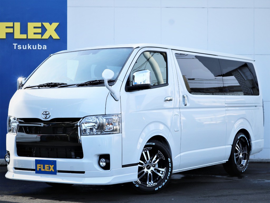 新車ハイエースＶスーパーＧＬ５人乗り２ＷＤディーゼル特別仕様車！高さ調整式ベッドキット付き！