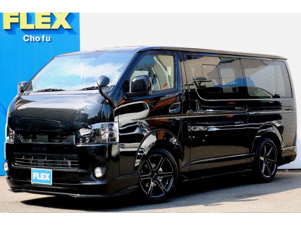 ハイエース調布店０４２４－４０－１１９１までお問い合わせください！新車ハイエースＶダークプライムⅡ２８００ｃｃディーゼルターボ２ＷＤ！ＣＯＢＲＡエアロ！