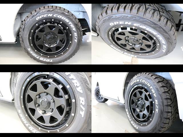 新車ハイエースＶダークプライムⅡ２７００ガソリン４ＷＤワイドＶブラックエディション完成致しました！！外装はシンプルにマッドブラックに統一致しました！！即納車もご対応可能になります！！
