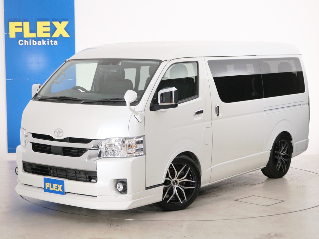 新車未登録　ハイエースワゴンＧＬ　１０人乗り３ナンバー登録　ガソリン２ＷＤ　ＦＬＥＸオリジナル内装アレンジ【Ｖｅｒ１】！