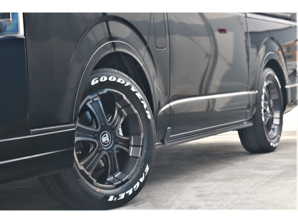 ローダウン１．０インチ・オリジナルオーバーフェンダー（マッドブラック塗装）