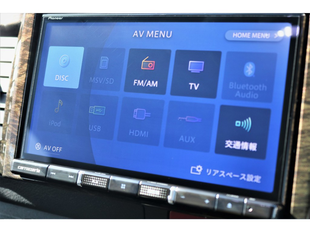 カロッツェリア８インチＳＤナビ搭載！！