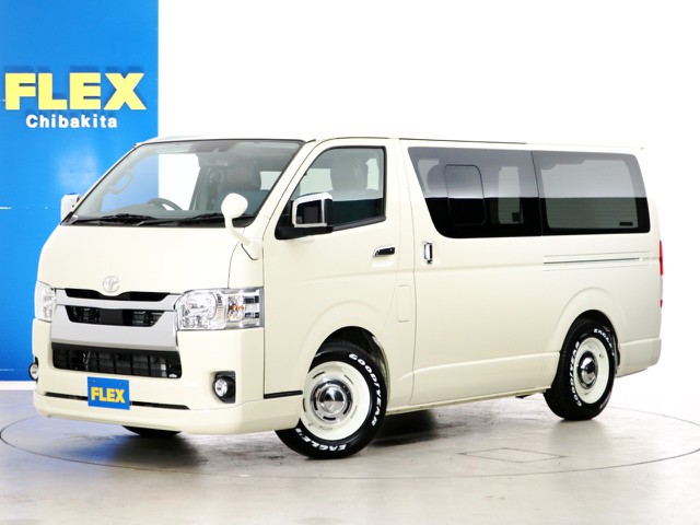 新車未登録　ハイエースバン　Ｓ－ＧＬ　ガソリン２ＷＤ　ＦＬＥＸオリジナル内装アレンジ【Ｖｅｒ４　ＤＥＮＩＭ】！