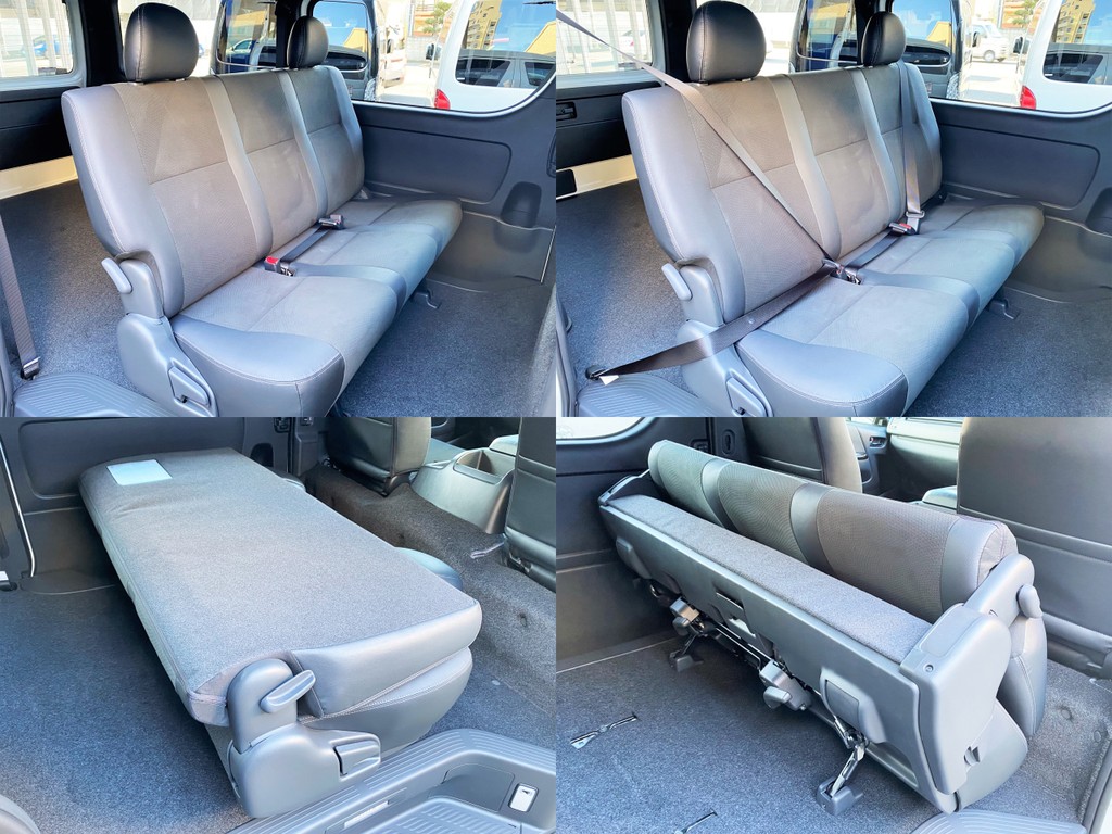セカンドシートは格納や跳ね上げできますよ☆