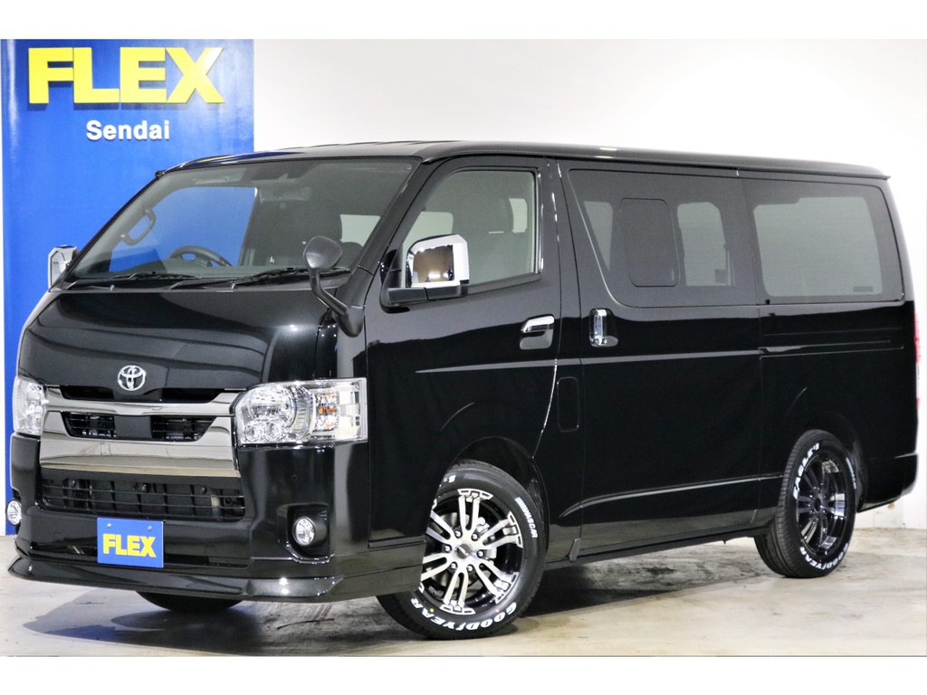 ★　新車　ハイエース　バン　2.8クリーンディーゼル 4WD　FLEXカスタムコンプリート車両　★