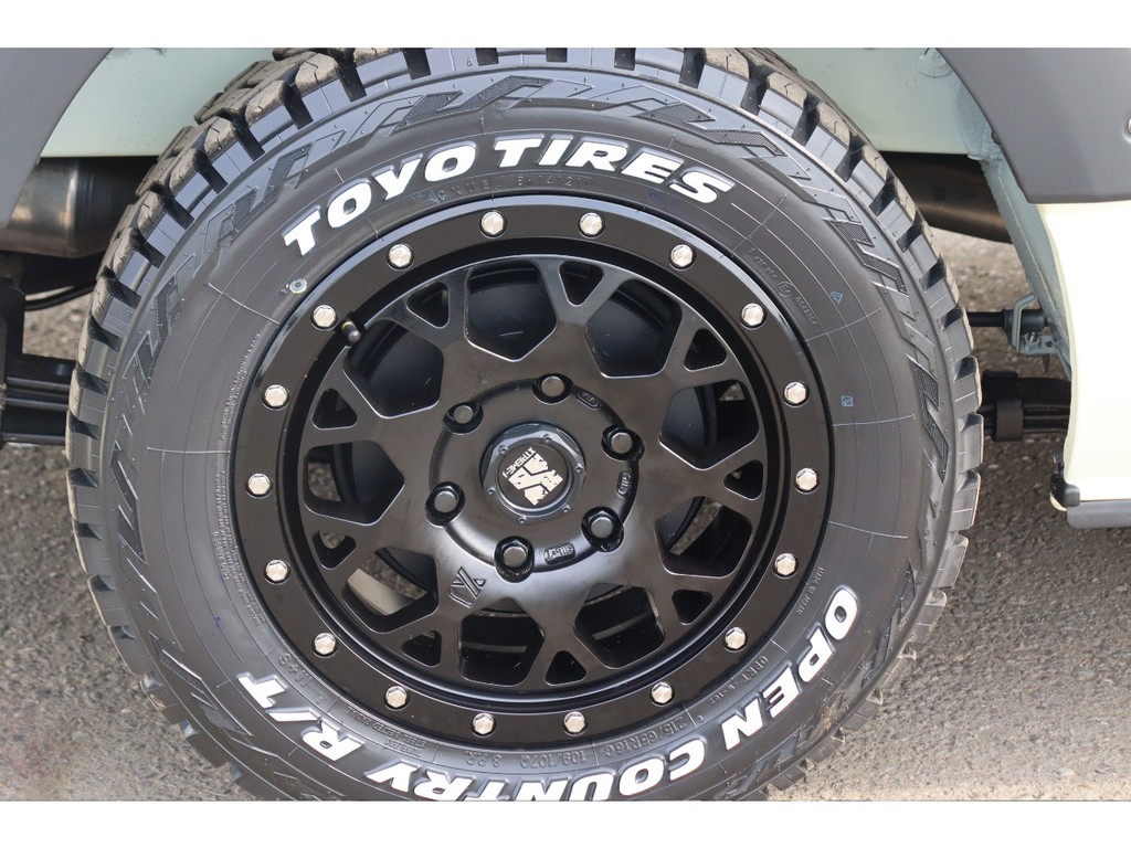 エクストリーム16インチＡＷにＴＯＹＯオープンカントリー装着！