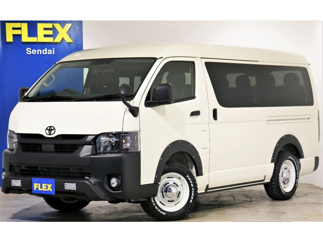 ★　ハイエース　2.7　GL　ロング　ミドルルーフ　４WD　パーキングサポート　内装架装Ver１　特設ライトイエロー　　ブラックエディション　★
