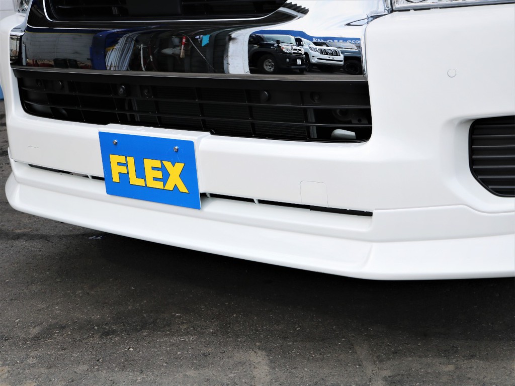 ＦＬＥＸオリジナルデルフィーノラインフロントスポイラー！