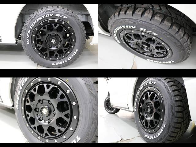 新車ハイエースＶダークプライムⅡ２８００ディーゼルターボ４ＷＤブラックエディション完成致しました！！オリジナルベットＫＩＴ装備社外ナビＥＴＣ２．０エクストリームＪ１６インチアルミ装備！！