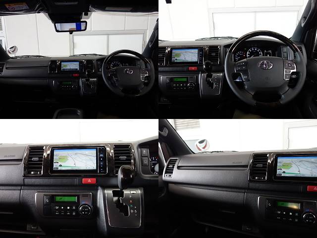 新車ハイエースＶダークプライムⅡ２８００ディーゼル４ＷＤブラックエディション完成致しました！！マッドブラックに拘り作成した1台！！店頭在庫車、即納車もご対応可能になります！！