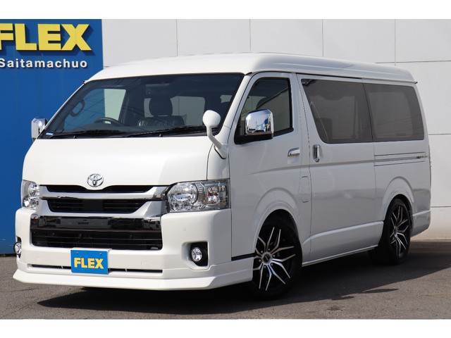 新車ハイエースVダークプライムⅡ2800クリーンディーゼルワイドミドル　FLEXカスタム