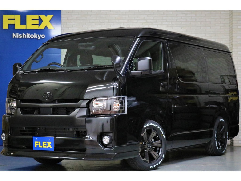 新車ハイエースＶワイドスーパーＧＬダークプライムⅡ２８００ディーゼルブラックエディション完成致しました！！店頭在庫車、即納車もご対応可になります！！