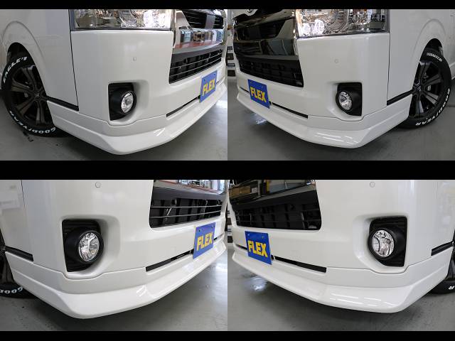 新車ハイエースＶダークプライムⅡ２０００ガソリン２ＷＤ床張りナビパッケージ完成致しました！！店頭在庫車、即納車可能になります！！オリジナルパーツ多数装備済み！！