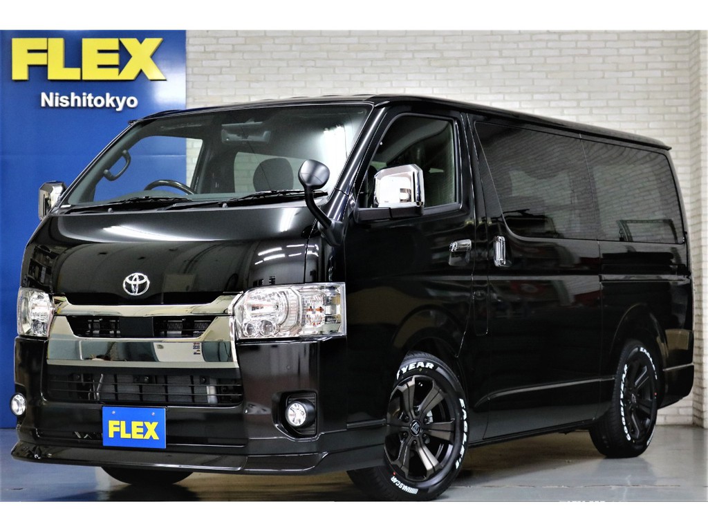 新車ハイエースＶダークプライムⅡ２０００ガソリン２ＷＤナビパッケージ完成致しました！！店頭在庫車、即納車もご対応可能になります！！