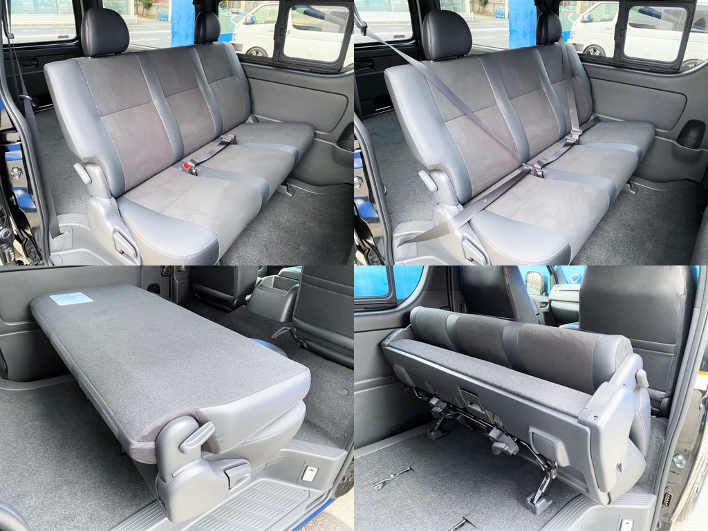 セカンドシートは格納や跳ね上げできますよ☆