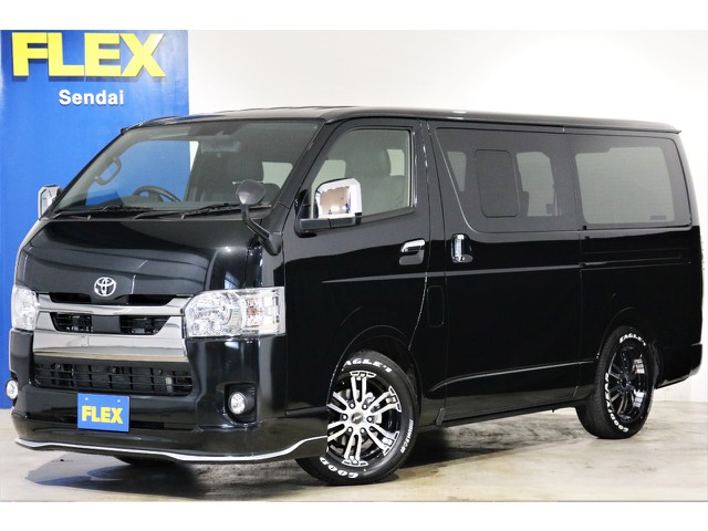★　新車　ハイエース　バン　2.8クリーンディーゼル 4WD　ルーフスポイラー装着　床張りカスタムパッケージ　★
