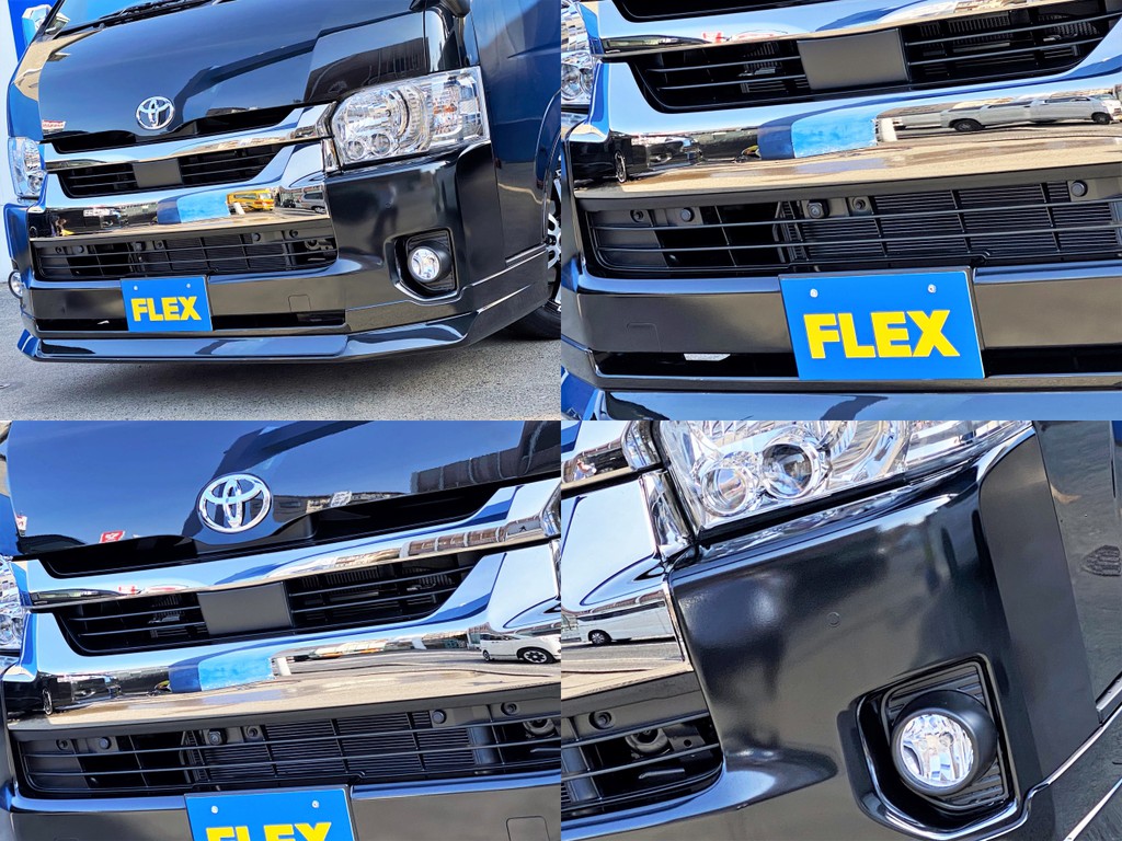 ＦＬＥＸオリジナル ＤｅｌｆｉｎｏＬｉｎｅフロントスポイラーをセット！！フロントカメラやレーダーブレーキ インテリジェントクリアランスソナー完備！！