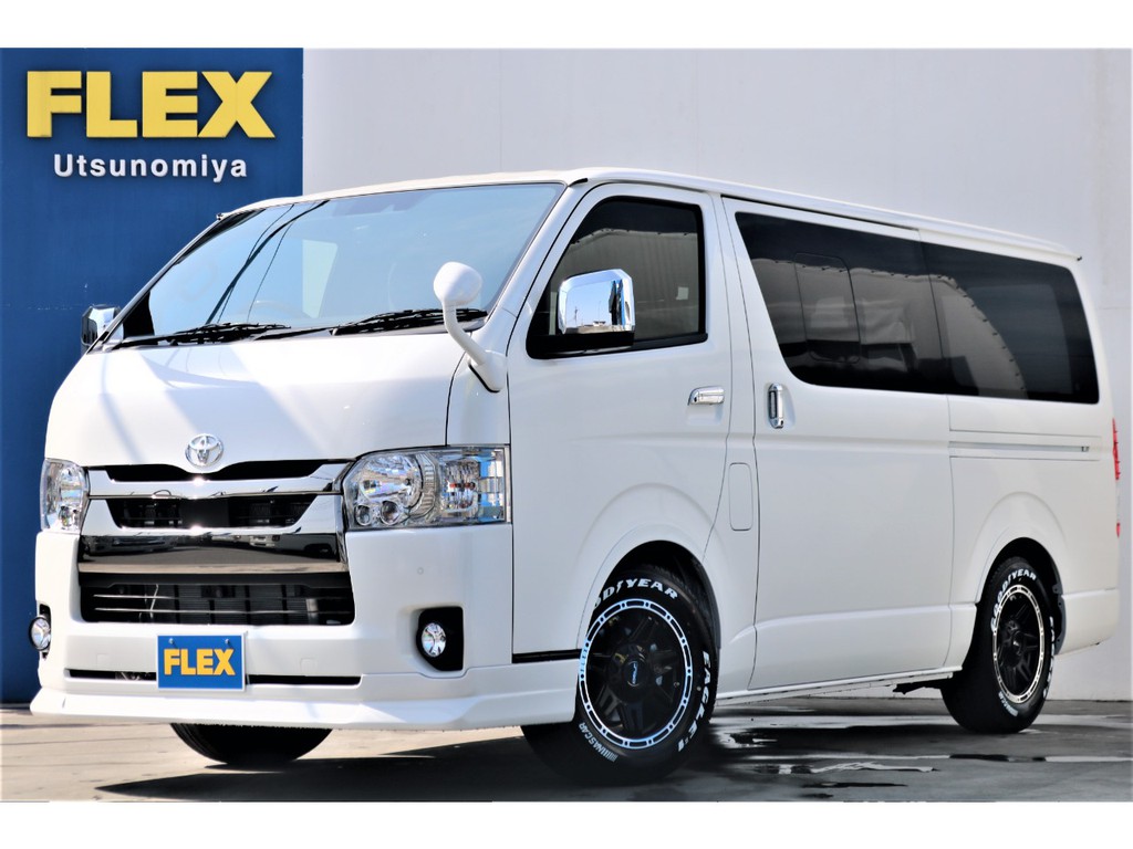 トヨタ ハイエースバン 2 0 スーパーgl ダークプライム ロングボディ 車探しなら中古車 新車 の専門店flex フレックス へ