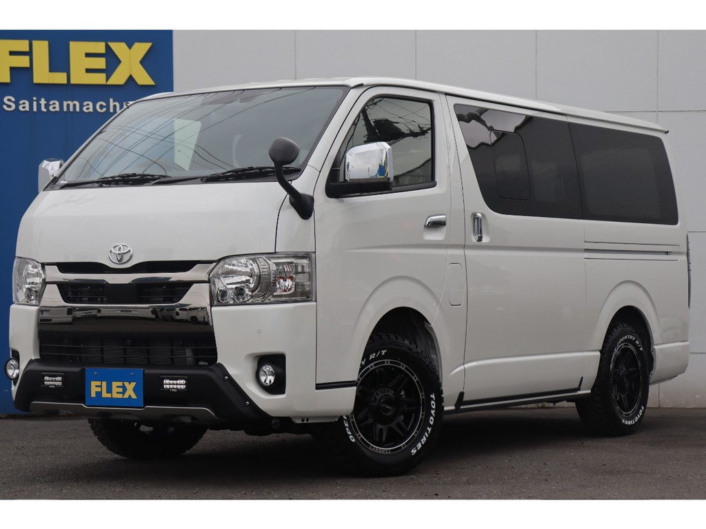 トヨタ ハイエースバン 2 8 スーパーgl ダークプライム ロングボディ ディーゼルターボ 4wd 車探しなら中古車 新車の専門店flex フレックス へ