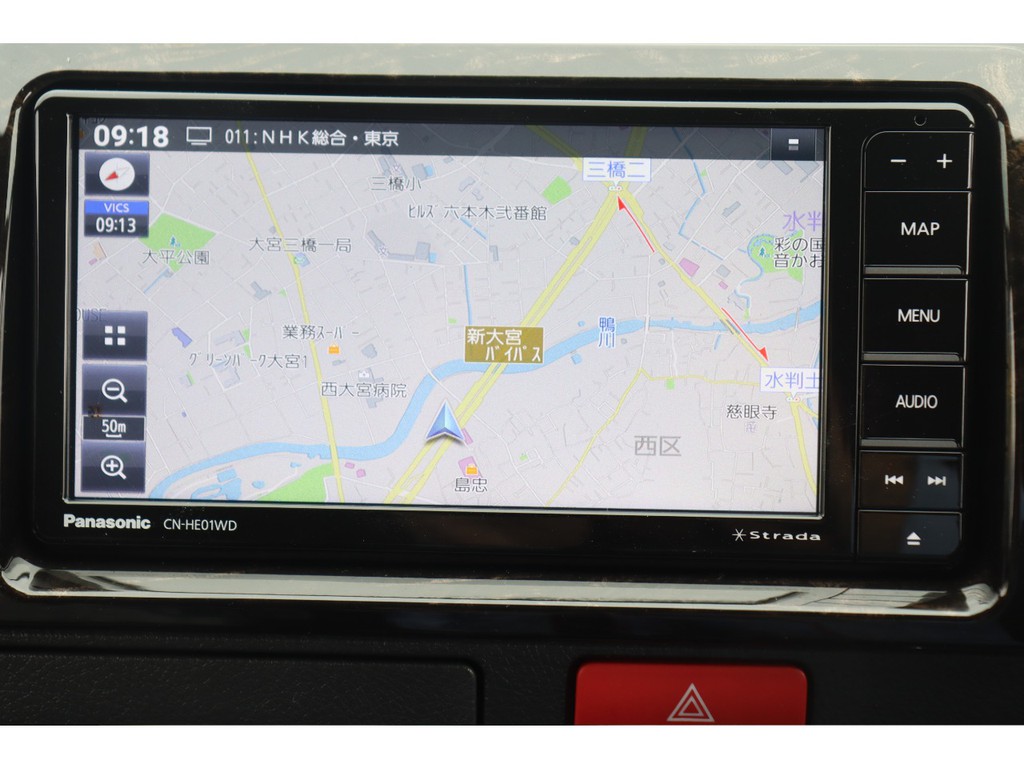 Panasonic7インチフルセグナビ搭載！