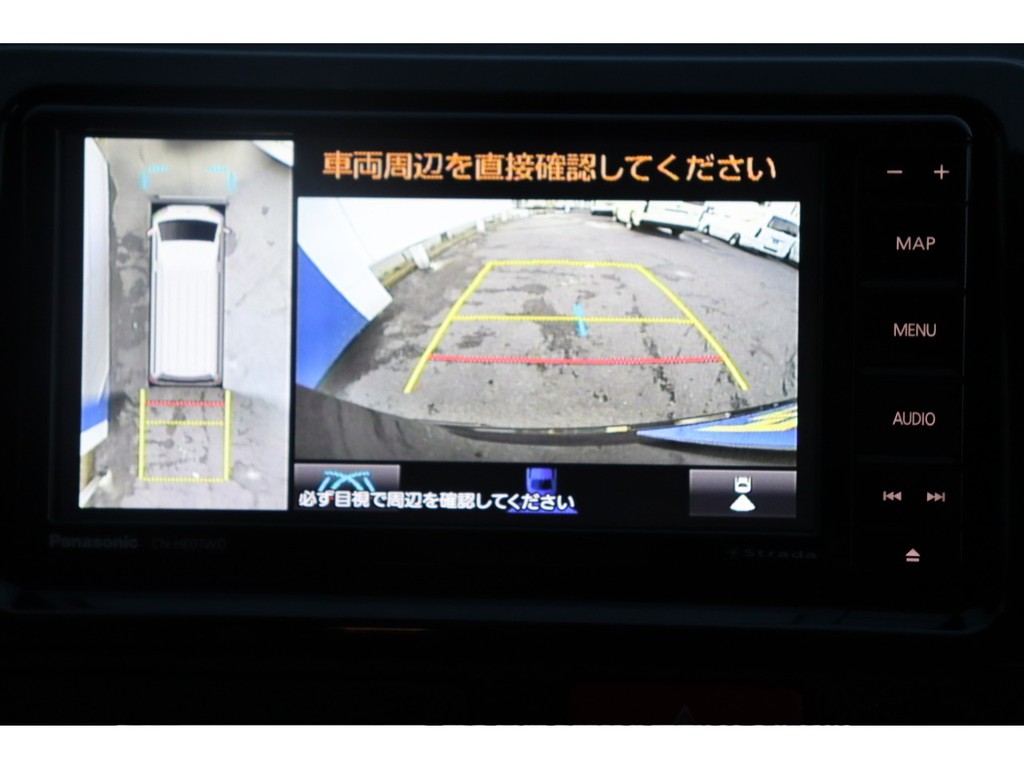 パノラミックビューモニター装着済み　360度視界が確認可能！
