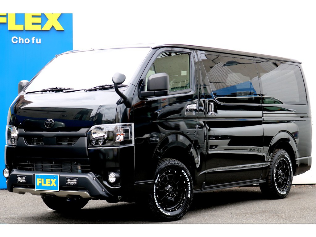 ハイエース調布店０４２４－４０－１１９１までお問い合わせください！新車ハイエースＶダークプライムⅡディーゼルターボ４ＷＤ車！寒冷地仕様車！