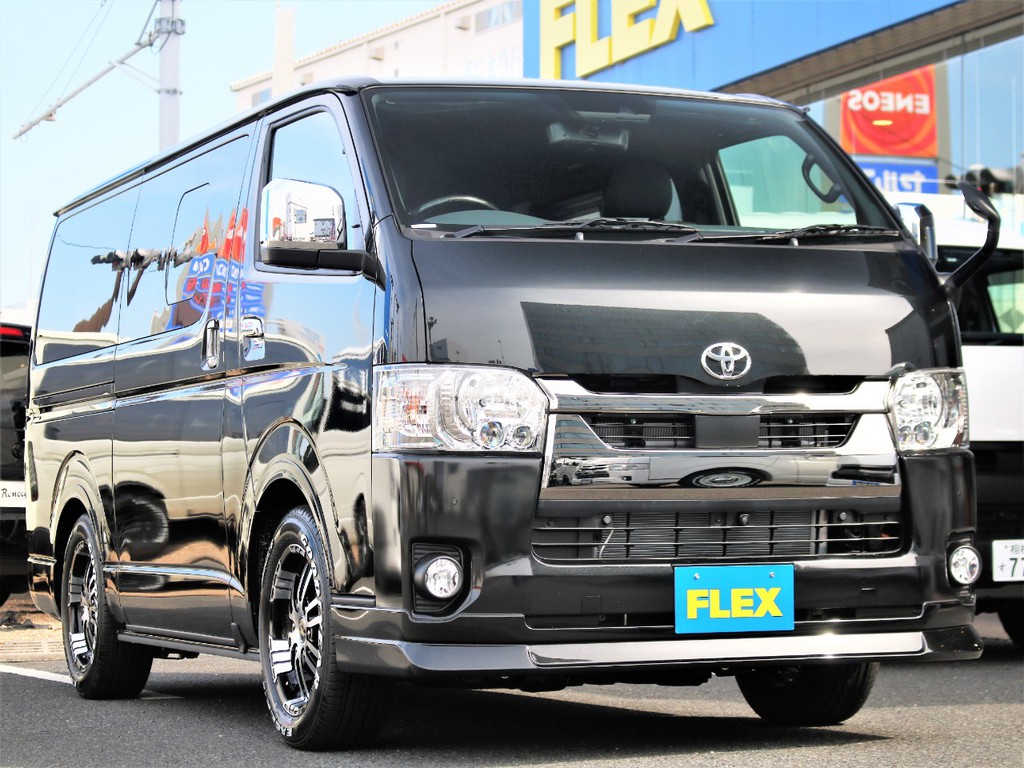 パワーのあるディーゼル４WDとなっております！FLEXオリジナルカスタムを装備したこだわりの一台となっております！