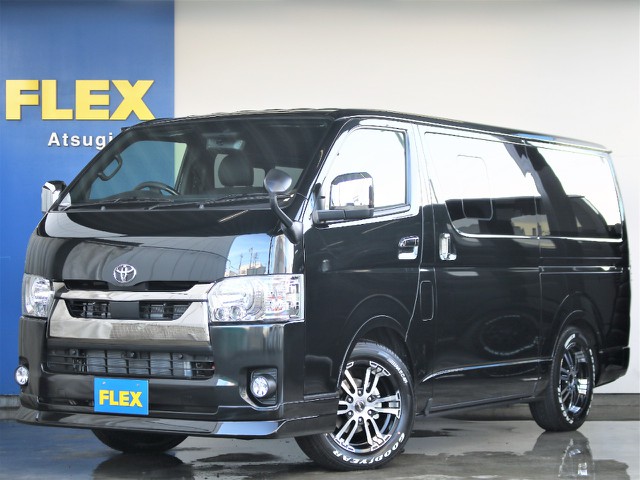 新車未登録　ハイエースバン　２．８L　S-GL　ダークプライムⅡ　ディーゼル４WD　BIG-Xナビ＆ベット搭載車両