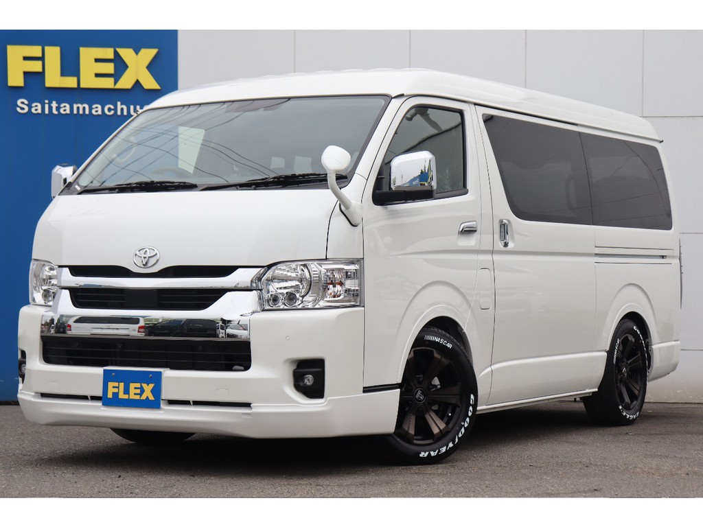 新型ハイエースワゴンＧＬ　車中泊仕様Ｖｅｒ１　フルセグナビ/サブモニター/フリップダウンモニター/HDMI端子